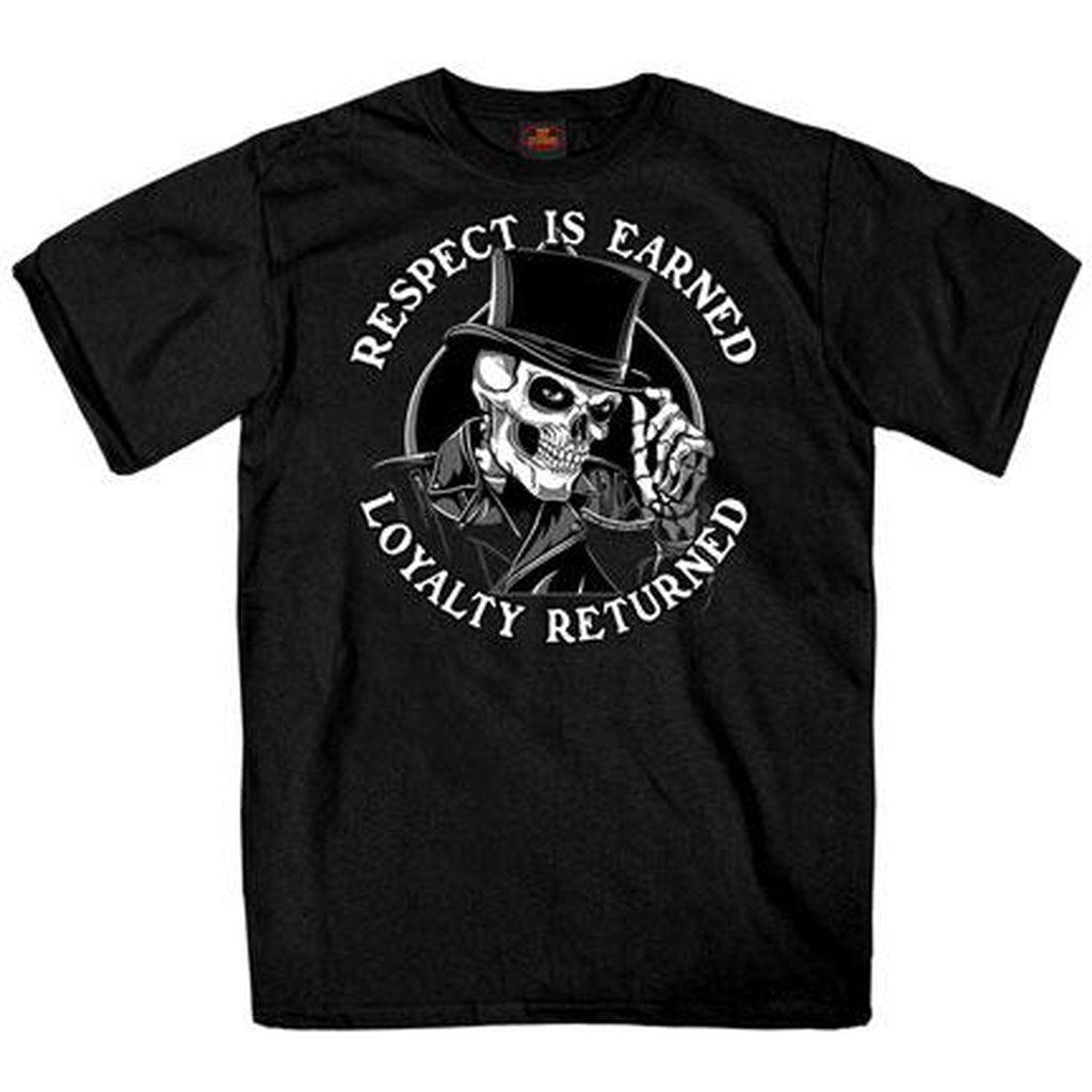 Respect Top Hat Biker T-Shirt - Military Republic
