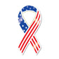 United States Patriotic Stars and Stripes Ribbon Magnet (3.88" x 8") - Military Republic