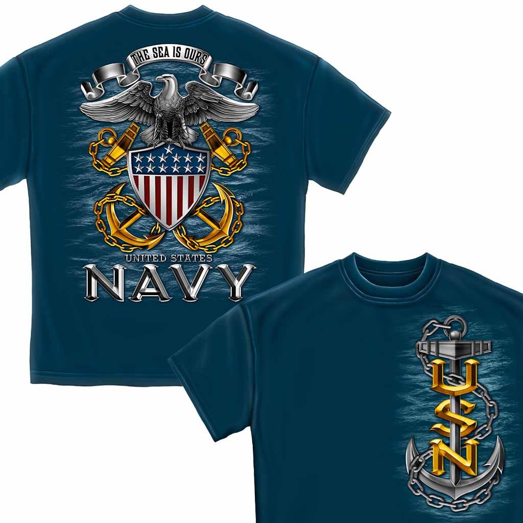 U.S. Navy The Seas is Ours T-Shirt - Military Republic