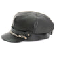 Genuine Leather Section Pie Top Cap - Military Republic