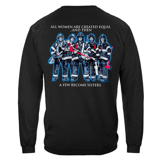 United States Sisterhood Firefighter Premium Long Sleeve - Military Republic