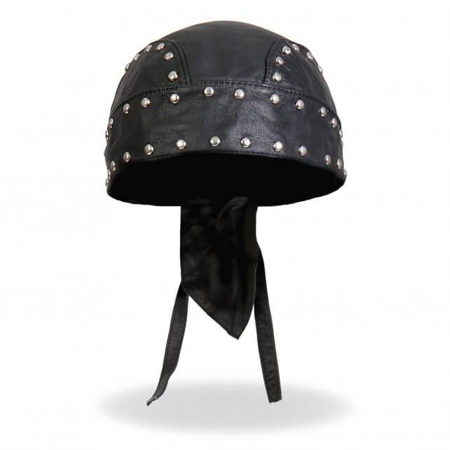 Studded Soft Leather Head Wrap - Military Republic
