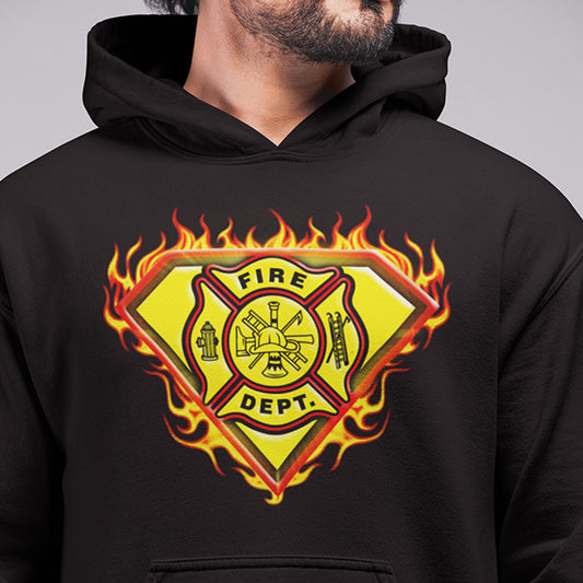 Firemen Are Super Men & Women Hoodie