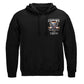 Own the Road Run the Night Chrome to the Bone Big Rig Brush Guard Hoodie - Military Republic