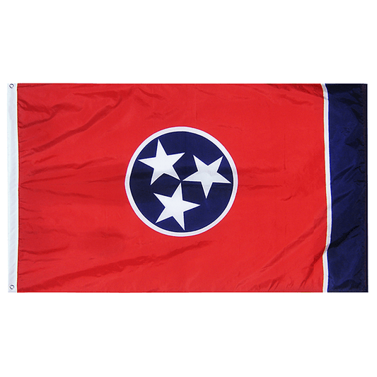 Tennessee State Nylon Outdoors Flag- Sizes 2' to 10' Length - Military Republic