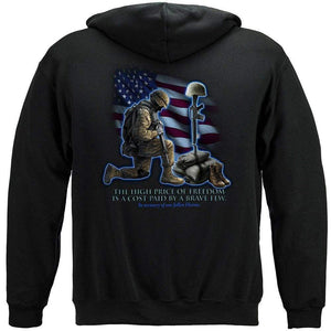 Soldiers Cross Premium Men's Hoodie - Military Republic
