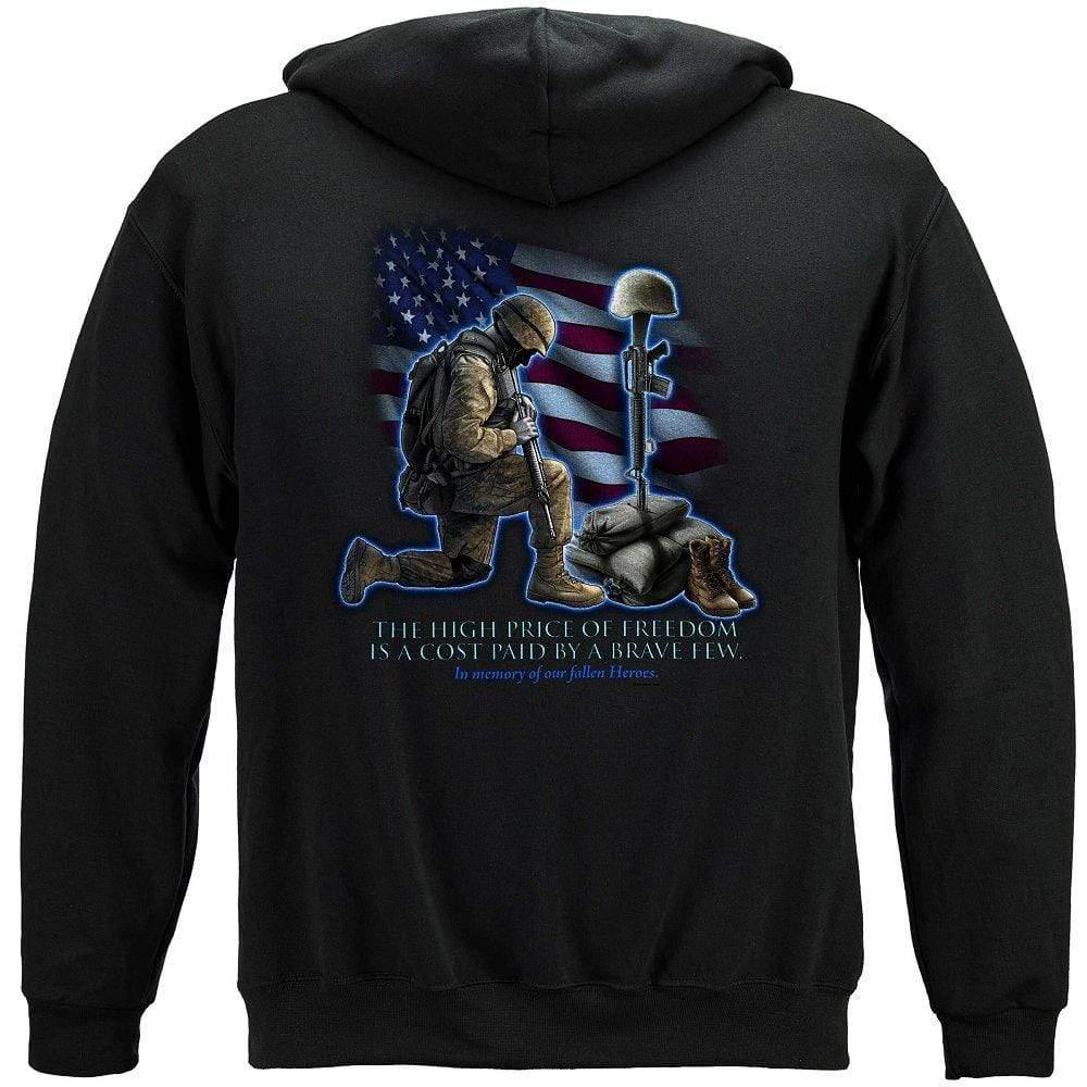 Soldiers Cross Premium Men's Hoodie - Military Republic