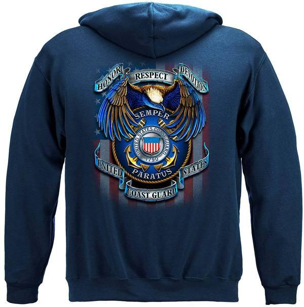 True Heroes Coast Guard Premium Hoodie - Military Republic