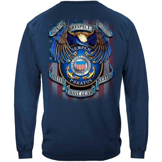 True Heroes Coast Guard Premium Long Sleeves - Military Republic