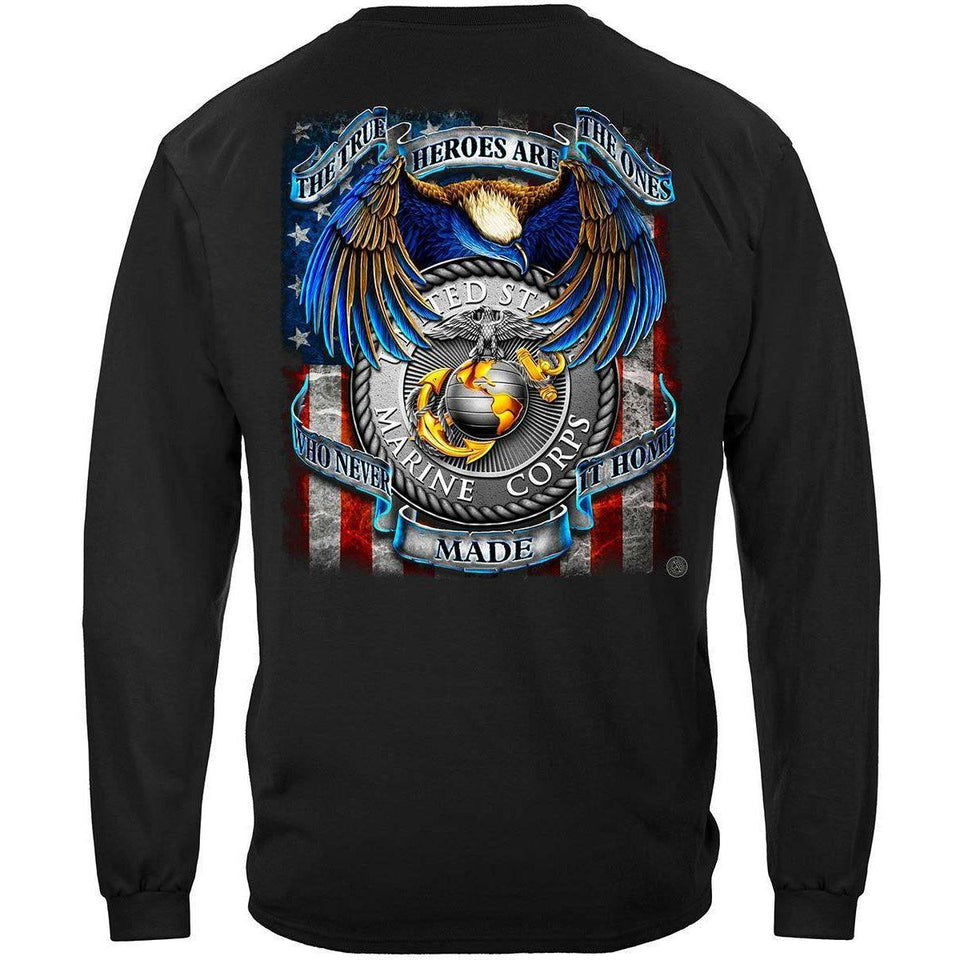 True Heroes USMC T-Shirt - Military Republic