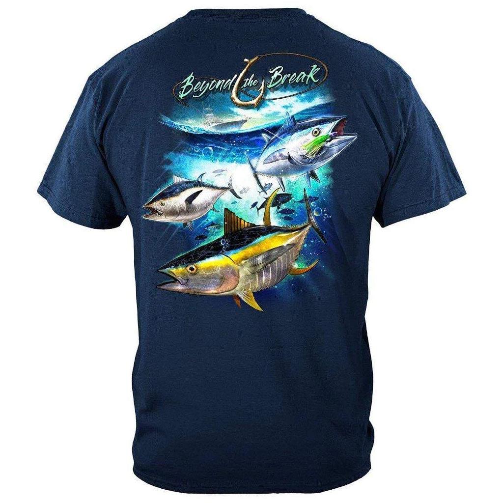 United States Tuna Time Off Shore Fishing Premium T-Shirt - Military Republic