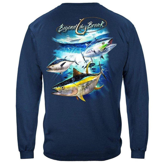 United States Tuna Time Off Shore Fishing Premium Long Sleeve - Military Republic