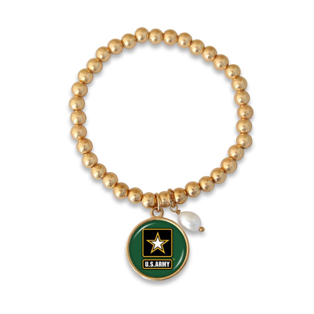 U.S Army Star Logo Bracelet in Gold - Military Republic