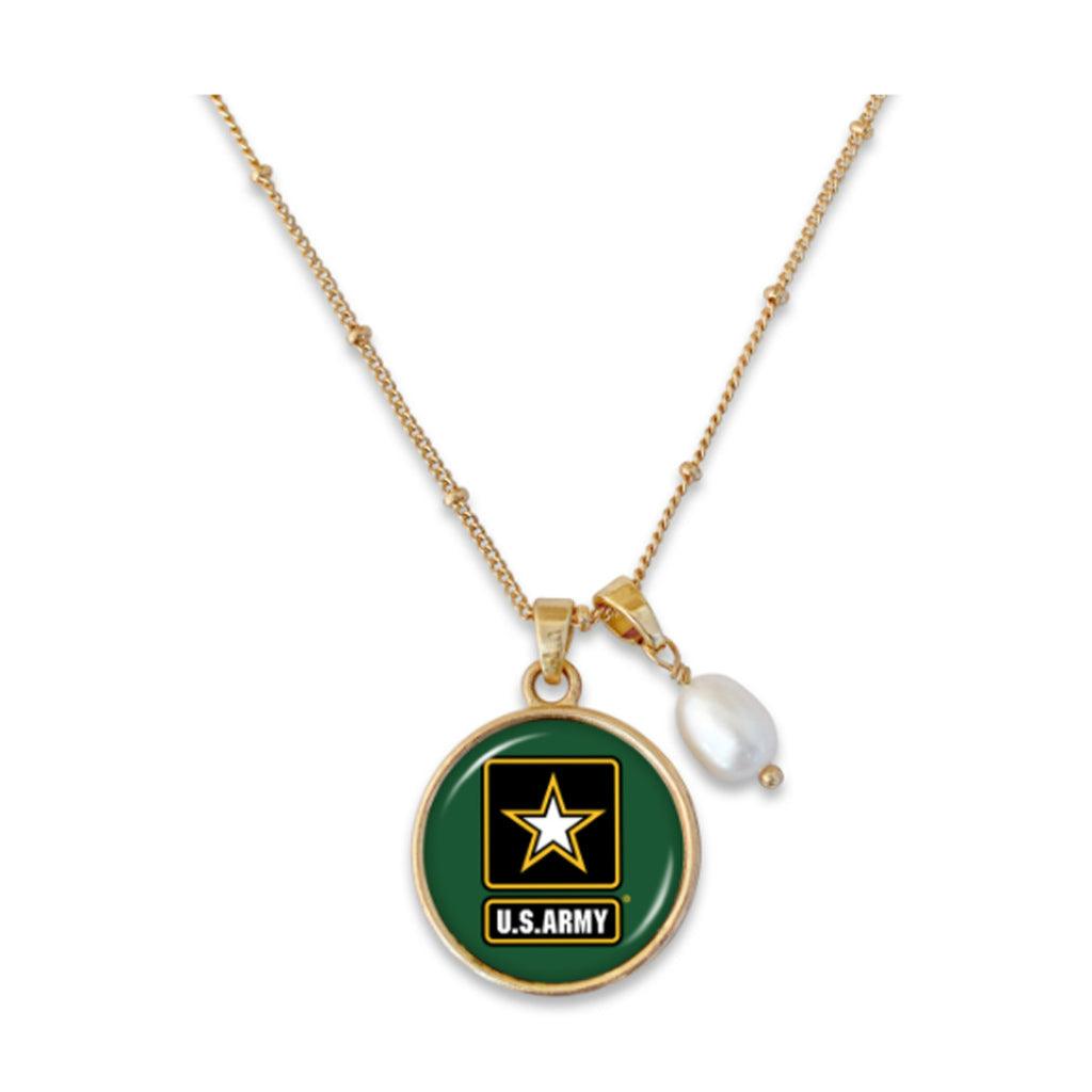 U.S Army Star Logo Necklace in Gold - Military Republic