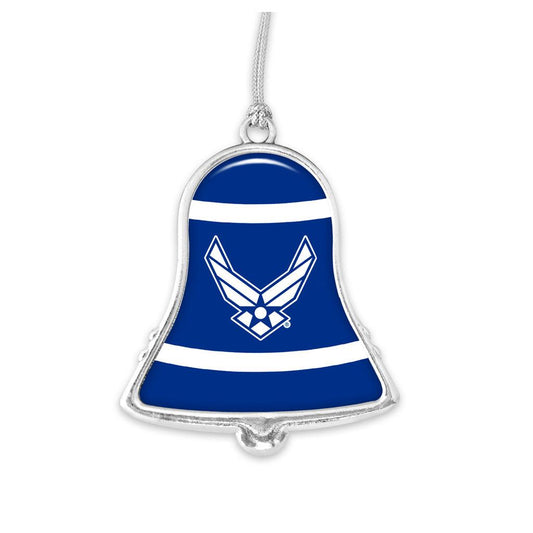 U.S. Air Force Bell with Stripes Christmas Ornament - Military Republic