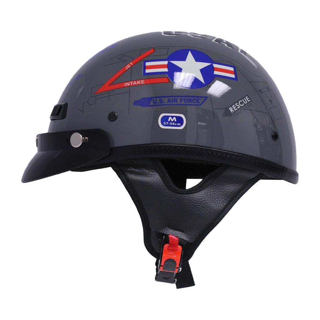 U.S. Air Force Motorcycle Half Helmet - Military Republic