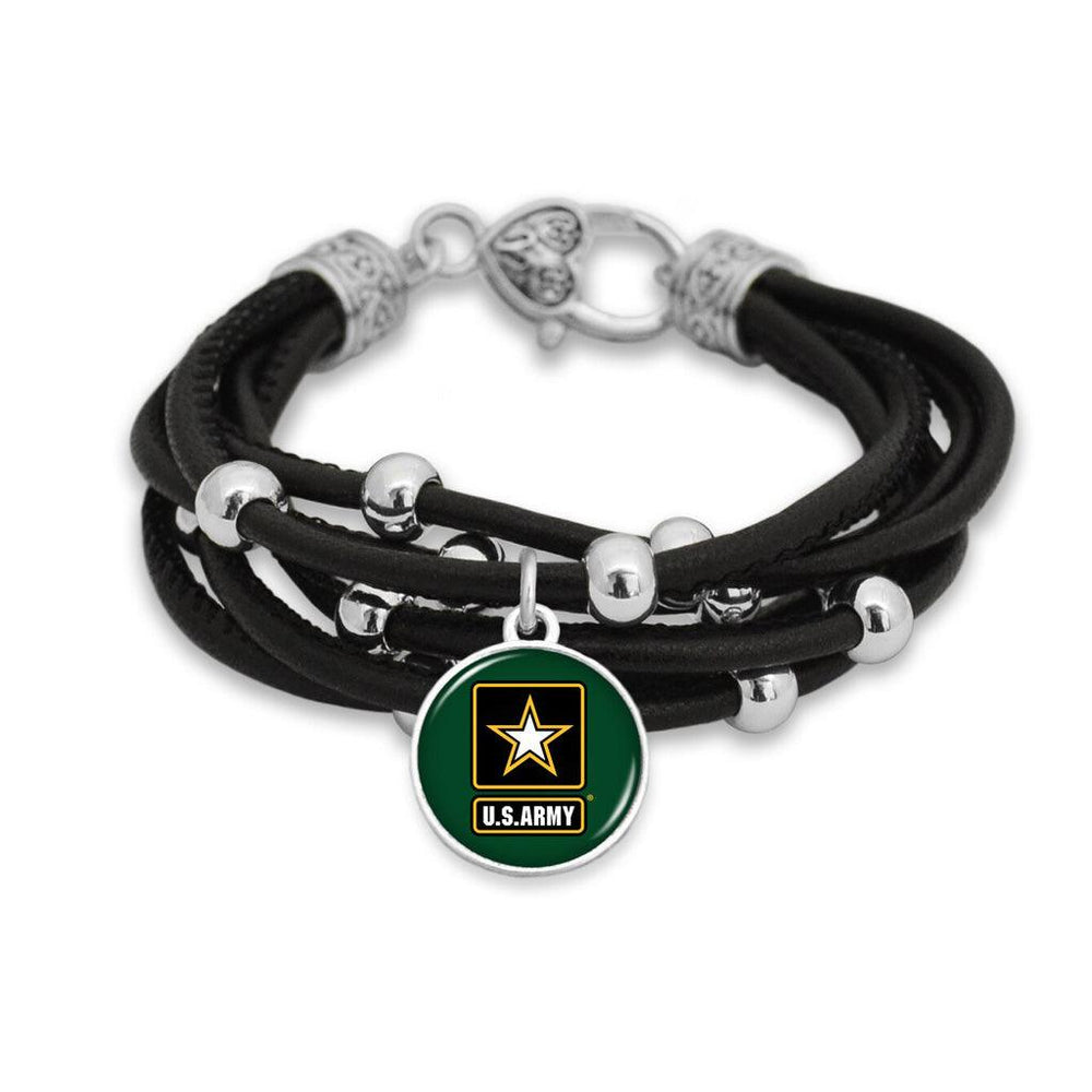 U.S. Army Lindy Leather Bracelet - Military Republic