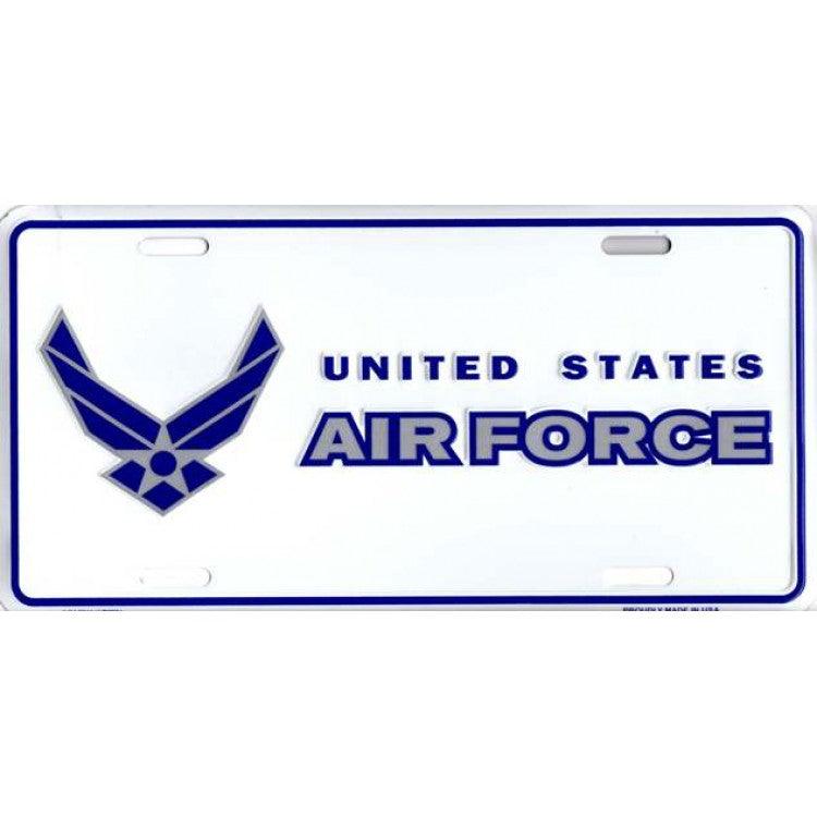 U.S. Air Force Metal License Plate - Military Republic