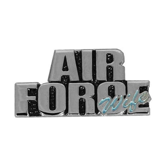 U.S. Air Force Wife Lapel Pin 1 x 1/2" - Military Republic