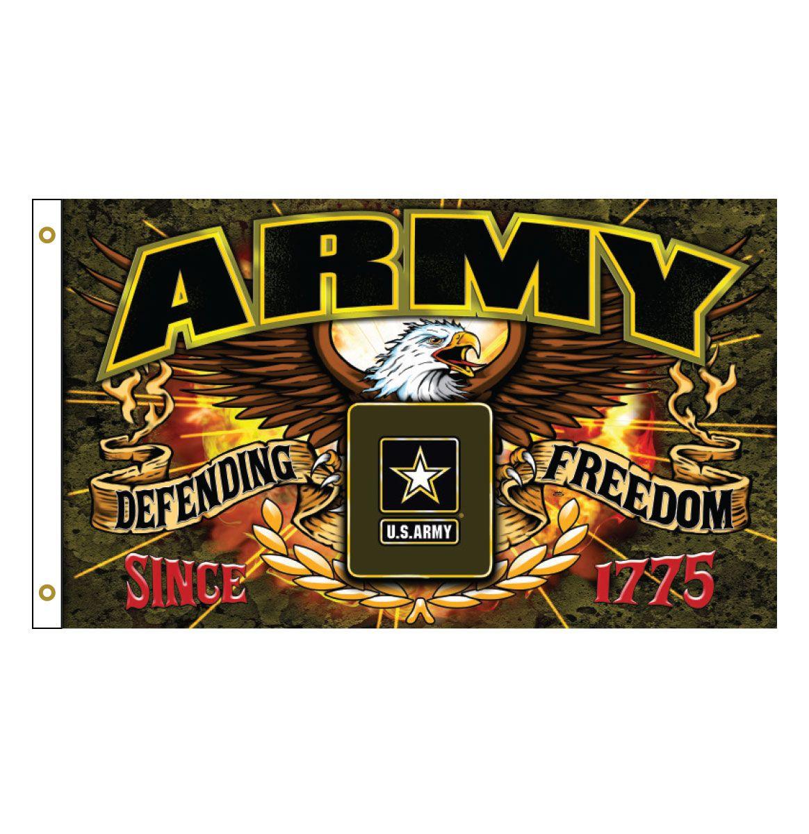U.S. Army Defenders 3' x 5' Polyester Flag - Military Republic