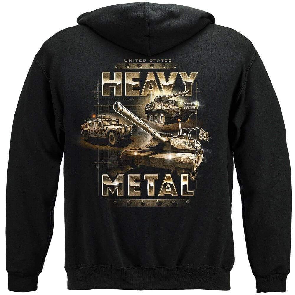 U.S. Army Heavy Metal Long Hoodie - Military Republic