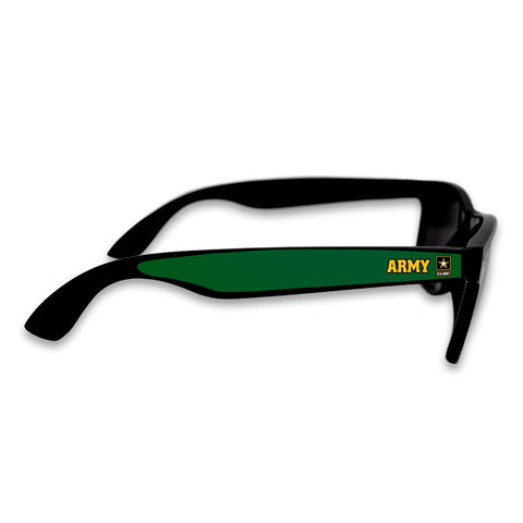 U.S. Army Sports Black Retro Rimmed Sunglasses