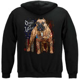 U.S. Dogs Of Valor American Made Pit Bull T-Shirt - Military Republic