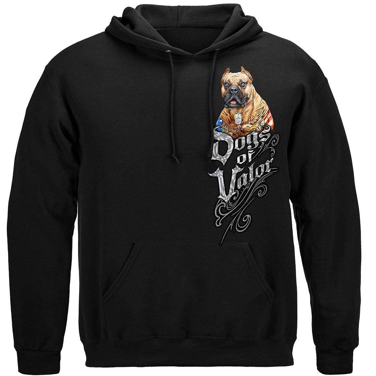 U.S. Dogs Of Valor American Made Pit Bull Long Sleeve - Military Republic