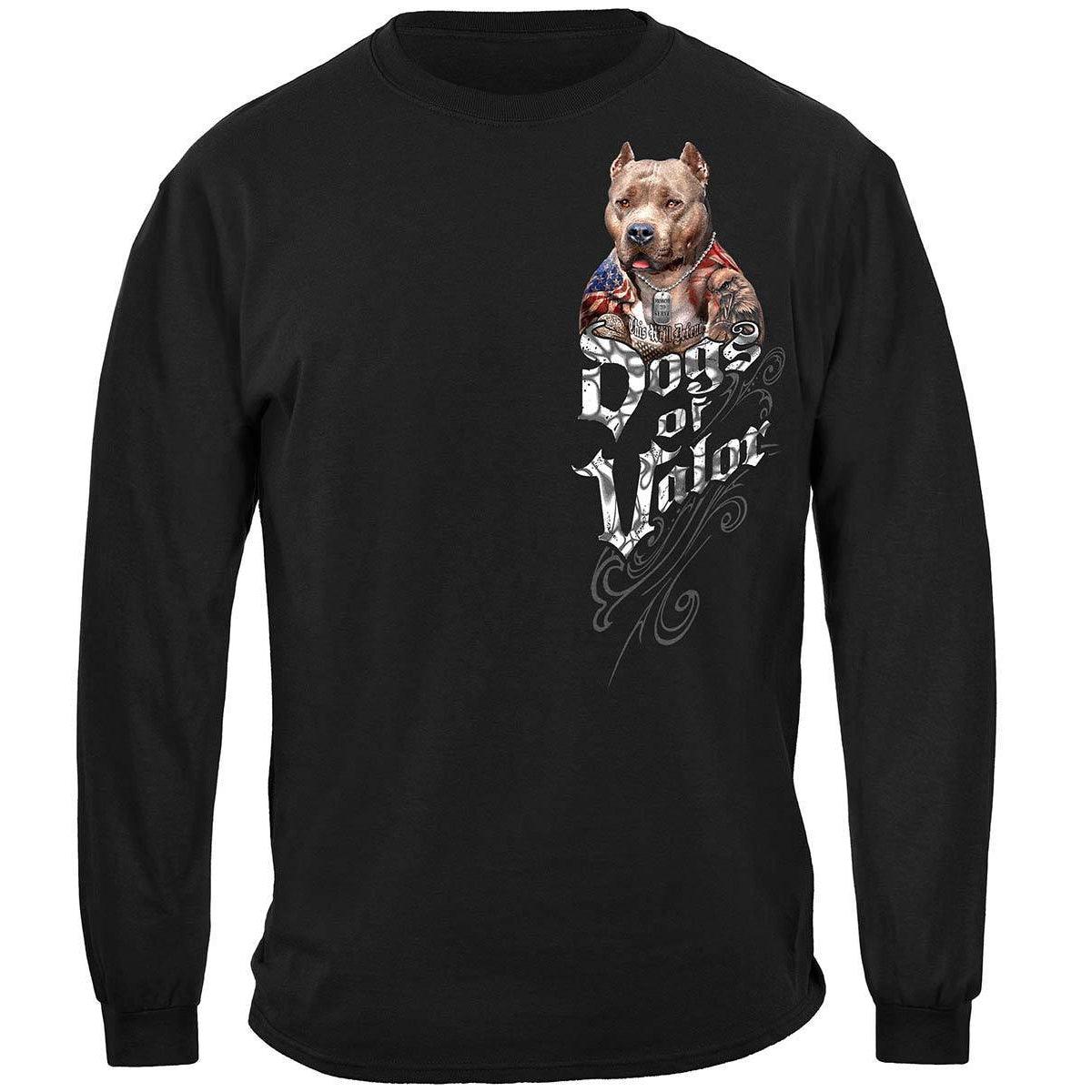 U.S. Dogs Of Valor This We'll Defend Pit Bull Long Sleeve - Military Republic