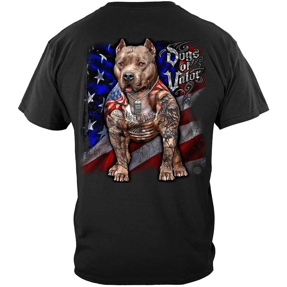 U.S. Dogs Of Valor This We'll Defend Pit Bull Long Sleeve - Military Republic