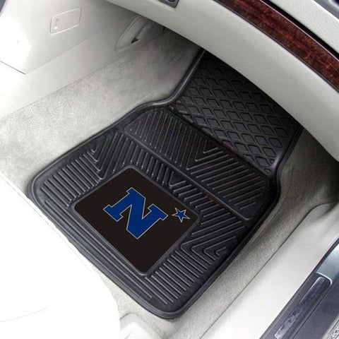 U.S. Naval Academy 2-Piece Heavy Duty Vinyl Car Mats - Military Republic
