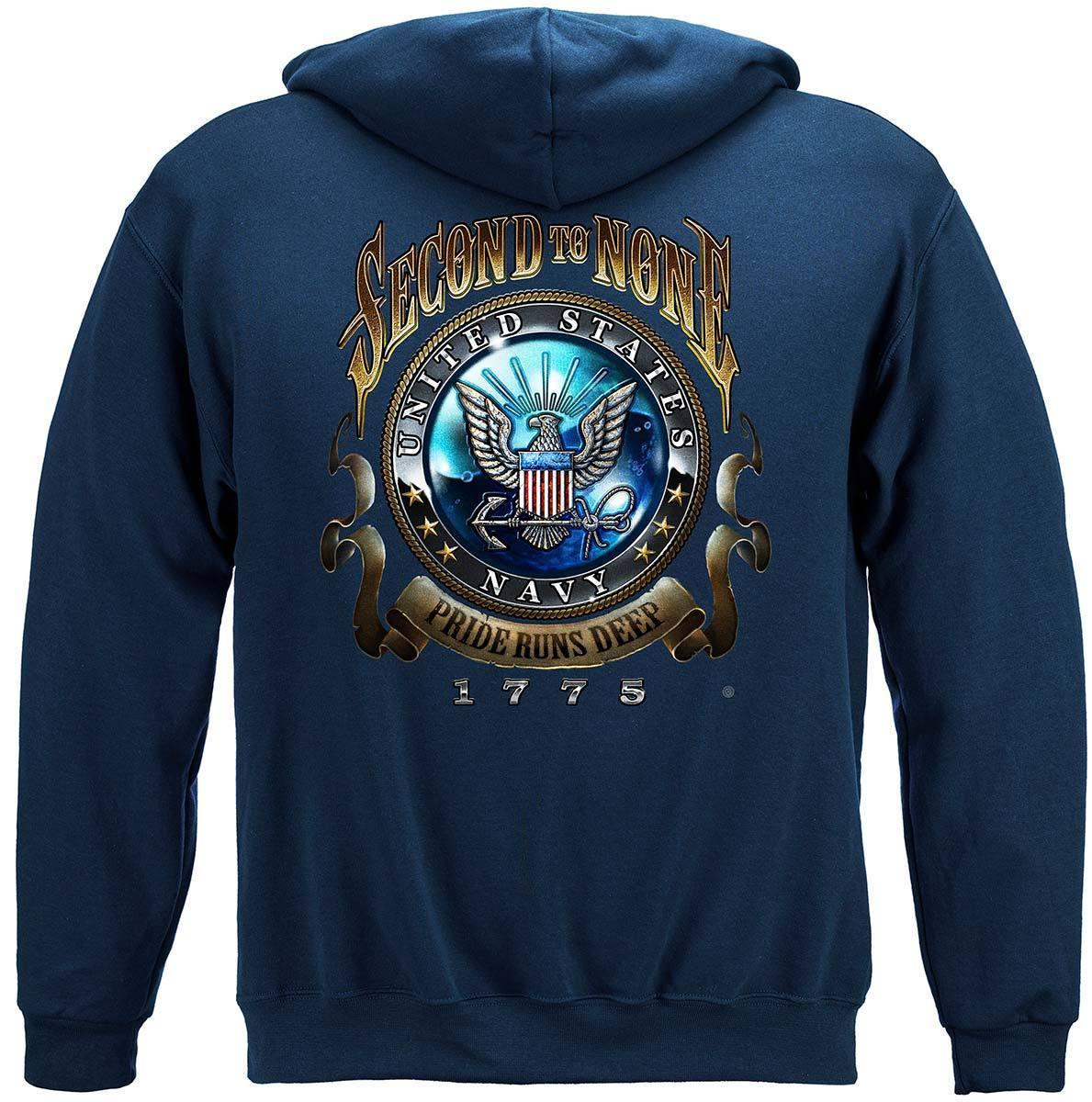 U.S. Navy Second to None Hoodie - Military Republic