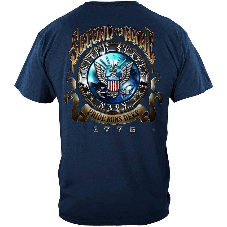 U.S. Navy Second to None T-shirt - Military Republic