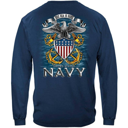 U.S. Navy The Seas is Ours Long Sleeve - Military Republic
