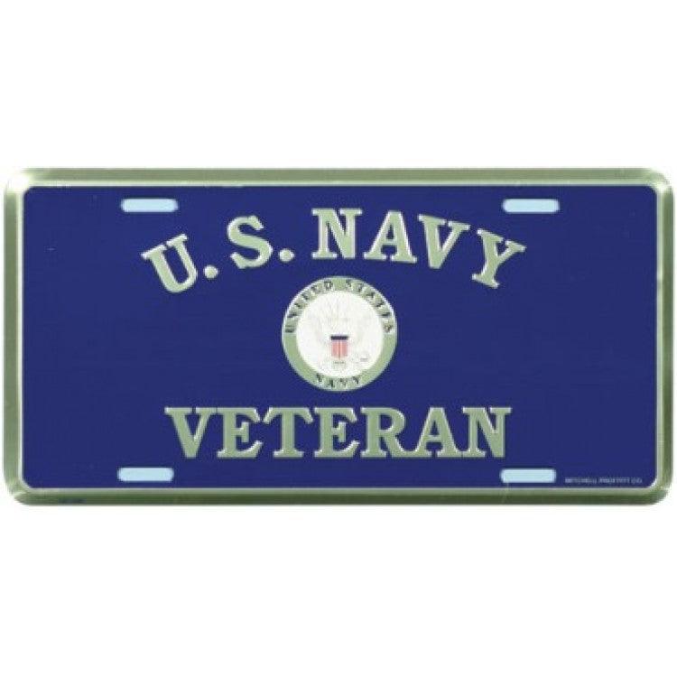 U.S. Navy Veteran License Plate - Military Republic