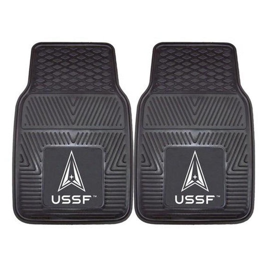 U.S. Space Force 2-Piece Heavy Duty Vinyl Car Mats - Military Republic