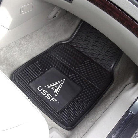 U.S. Space Force 2-Piece Heavy Duty Vinyl Car Mats - Military Republic