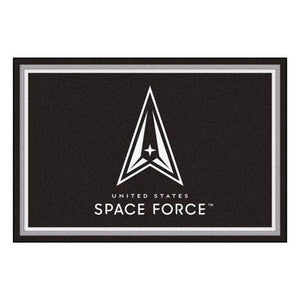U.S. Space Force Logo Ultra Plush 5' x 8' Area Rug - Military Republic