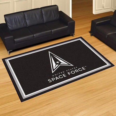 U.S. Space Force Logo Ultra Plush 5' x 8' Area Rug - Military Republic