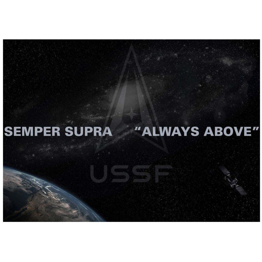U.S. Space Force Semper Supra "Always Above" Fabric Surface Mouse Pad. - Military Republic