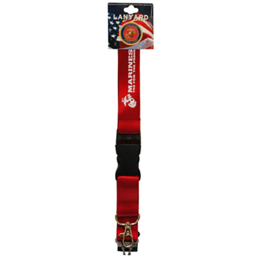 U.S Marine Corps Neck Lanyard Keychain With Detachable Key Ring - Military Republic