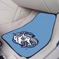 UNC Ram Logo 2 Pack Carpet Car Mat Set - UNC Blue - Military Republic