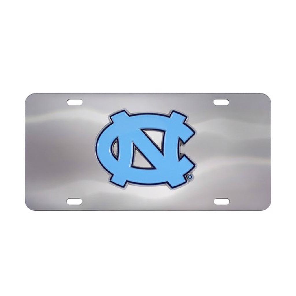 UNC Stainless Steel 3D Logo Diecast License Plate - Military Republic