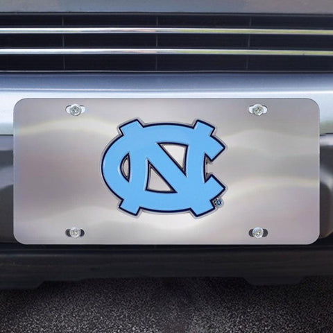 UNC Stainless Steel 3D Logo Diecast License Plate - Military Republic