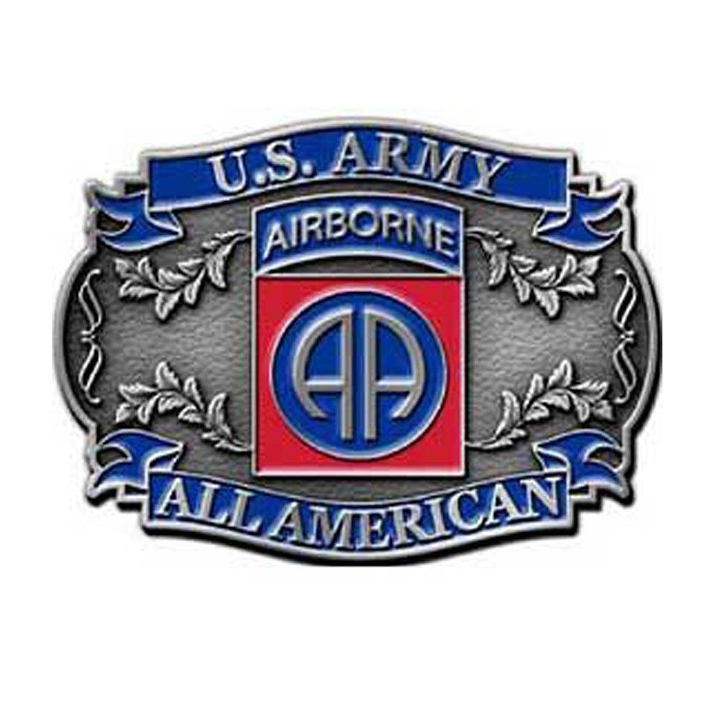 US Army 82ND Airborne 3-1/4" Belt Buckle - Military Republic