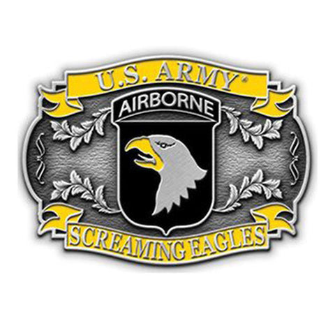 US Army 101ST Airborne 3-1/4" Belt Buckle - Military Republic