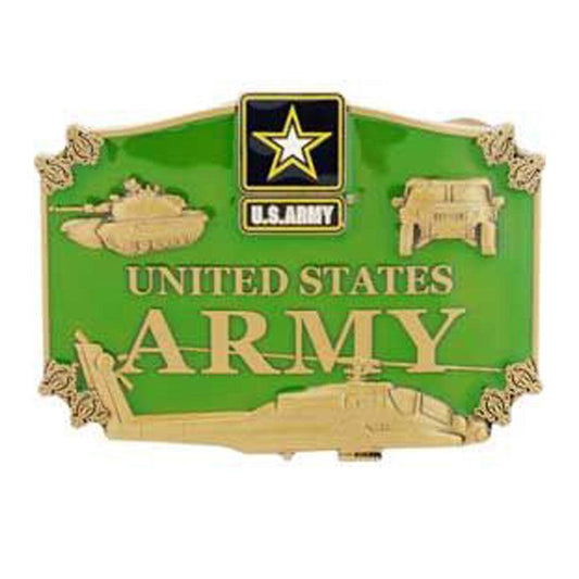 US Army Action 3-1/2" Belt Buckle - Military Republic