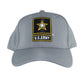 US Army Embroidered Gray Performance Cap - Military Republic
