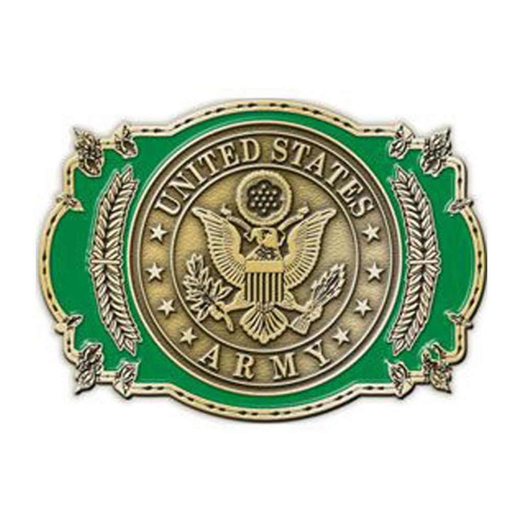 US Army Symbol 3-1/4" Belt Buckle - Military Republic