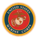 U.S. Marine Corps Wooden Sticker - Military Republic